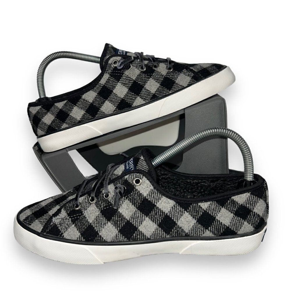 Sperryβ Top-Slider Pier ViewβSlip-on Loafers Buffalo Check STS85107 Women'sβ8M